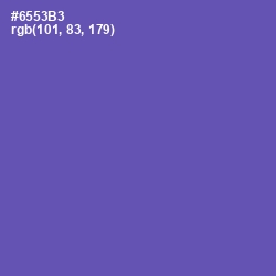 #6553B3 - Blue Violet Color Image