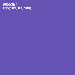 #6553B4 - Blue Violet Color Image