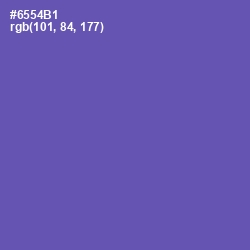 #6554B1 - Blue Violet Color Image