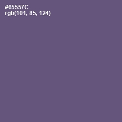 #65557C - Smoky Color Image