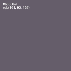 #655D69 - Salt Box Color Image