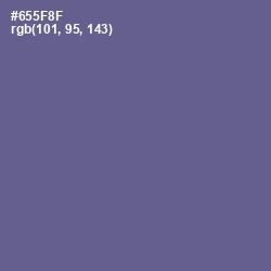 #655F8F - Butterfly Bush Color Image