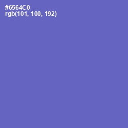 #6564C0 - Blue Marguerite Color Image