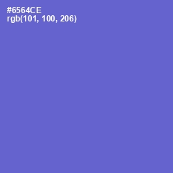 #6564CE - Blue Marguerite Color Image