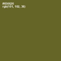 #656626 - Fern Frond Color Image