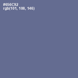 #656C92 - Storm Gray Color Image