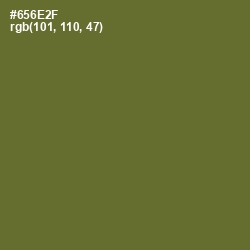 #656E2F - Fern Frond Color Image
