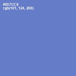 #657CC8 - Blue Marguerite Color Image