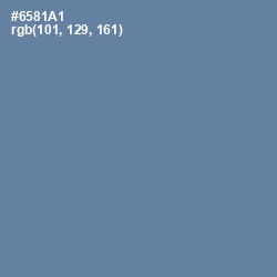 #6581A1 - Bermuda Gray Color Image