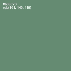 #658C73 - Viridian Green Color Image