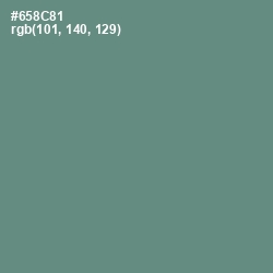 #658C81 - Blue Smoke Color Image