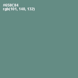 #658C84 - Blue Smoke Color Image