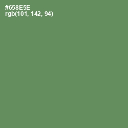 #658E5E - Glade Green Color Image