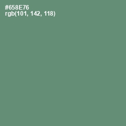 #658E76 - Viridian Green Color Image