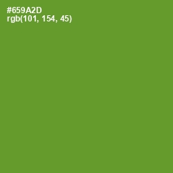 #659A2D - Olive Drab Color Image