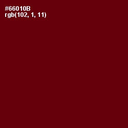 #66010B - Rosewood Color Image