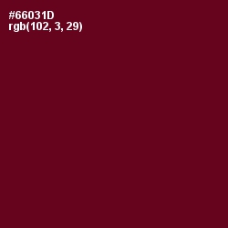 #66031D - Rosewood Color Image
