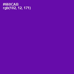 #660CAB - Purple Color Image