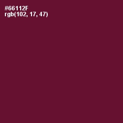 #66112F - Black Rose Color Image