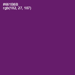 #661B6B - Honey Flower Color Image