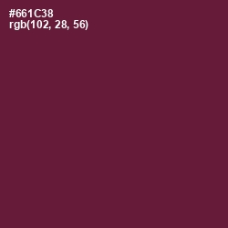 #661C38 - Claret Color Image