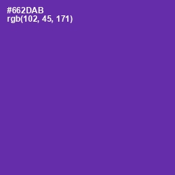 #662DAB - Royal Purple Color Image