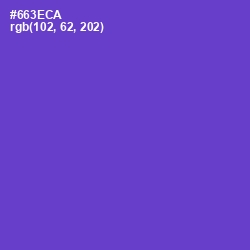 #663ECA - Purple Heart Color Image