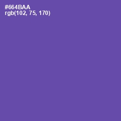 #664BAA - Studio Color Image