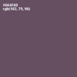 #664F60 - Scorpion Color Image
