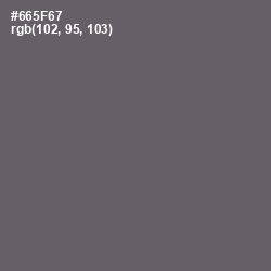 #665F67 - Scorpion Color Image