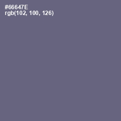 #66647E - Dolphin Color Image