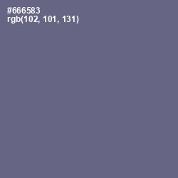 #666583 - Storm Gray Color Image