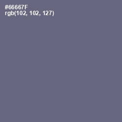 #66667F - Dolphin Color Image