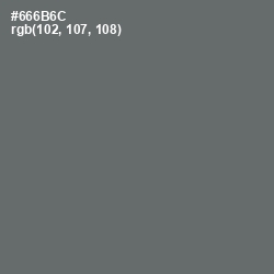 #666B6C - Corduroy Color Image