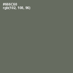 #666C60 - Ironside Gray Color Image
