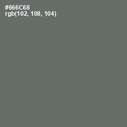 #666C68 - Corduroy Color Image