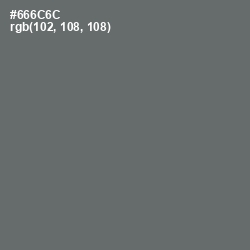 #666C6C - Corduroy Color Image