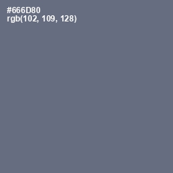 #666D80 - Pale Sky Color Image