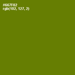 #667F02 - Olivetone Color Image