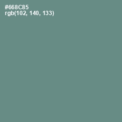 #668C85 - Blue Smoke Color Image