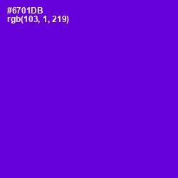 #6701DB - Purple Heart Color Image