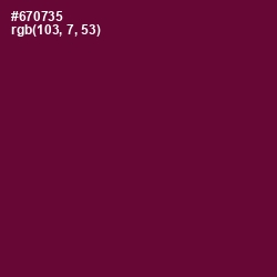 #670735 - Tyrian Purple Color Image