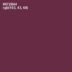 #672B44 - Tawny Port Color Image