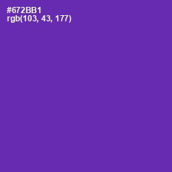 #672BB1 - Royal Purple Color Image