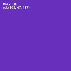 #672FBB - Royal Purple Color Image