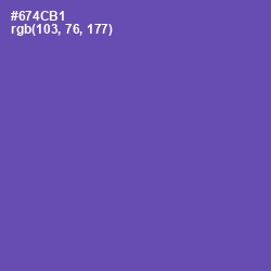 #674CB1 - Studio Color Image