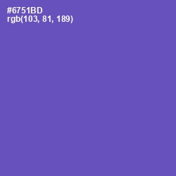 #6751BD - Blue Violet Color Image