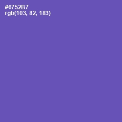 #6752B7 - Blue Violet Color Image