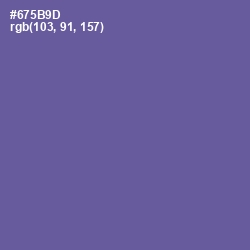 #675B9D - Butterfly Bush Color Image