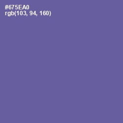 #675EA0 - Scampi Color Image